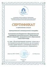 Муниципальная инновационная площадка