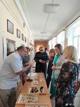 Андрей Валерьевич Тальянский ознакомили посетителей выставки с разработками интеллектуально-образовательных игр